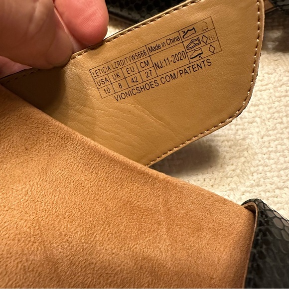 Vionic women’s open toe wedge sandal / dress shoe size 10 - Picture 5 of 10